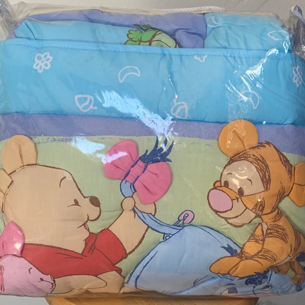 Disney baby Pooh 4pc crib bedding set